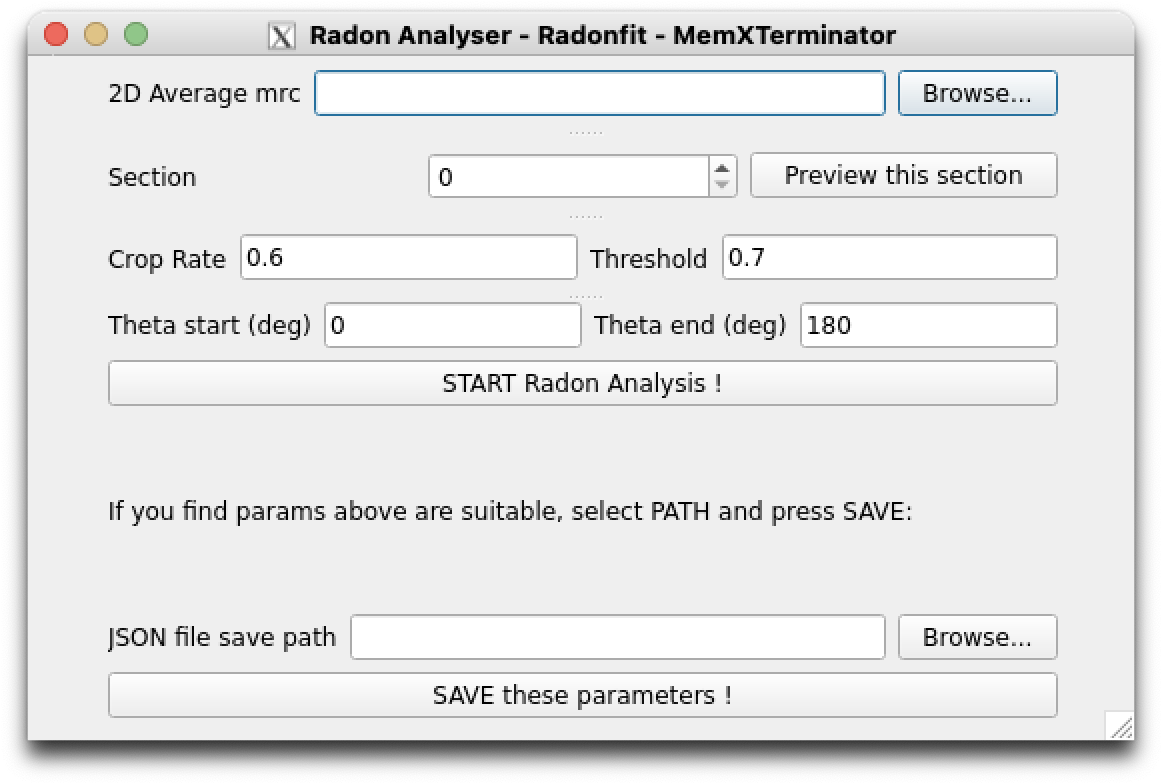 Radon Analysis Blinking