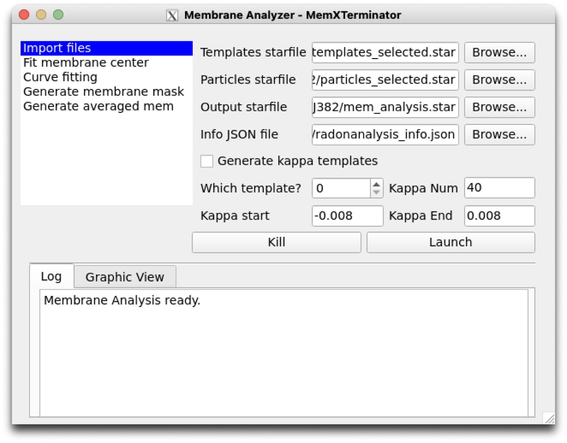 Membrane Analyzer Input